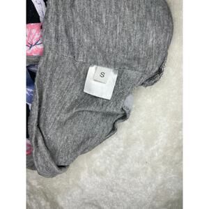 Women’s Black With Flowers Maternity Shorts With Pockets